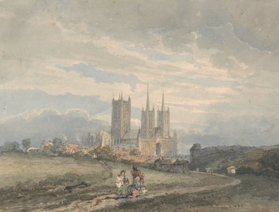 Lincoln Cathedral by Thomas Girtin